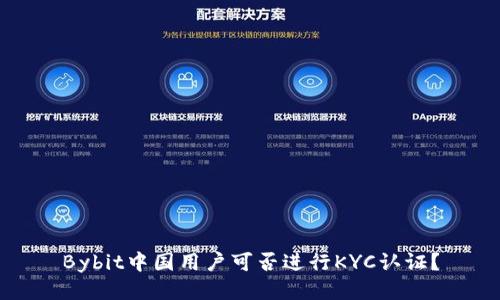 Bybit中国用户可否进行KYC认证？